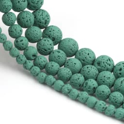 Natural Volcanic Lava Stone Beads Round Loose Spacer Beads for Jewelry Making Beadwork DIY Bracelets Accessories 15'' 4 6 8 10mm