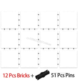Wholesale 16X16 Pixel Art Building Blocks Bottom Plate 65803 Bricks Baseplate Part Compatible 31212 21333 98138 Pixel Toys Gifts