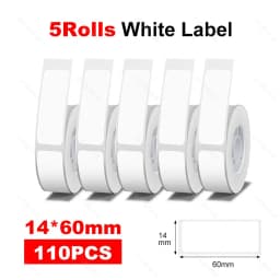 Niimbot D11 D110 D101 Label Paper White Sticker 12*50mm 15*30mm 12*40mm Thermal Waterproof Printing for Official Label Maker
