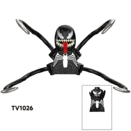 Blind Box Mini Building Blocks TV6203 Figures Big Goblin Spiderman Iron Man Venom Captain Hawk Deadpool Armor Christmas Gift Toy