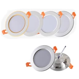 Dimmable Led Downlight Three Colors 5W 7W 9W 12W 15W Recessed in LED Ceiling Light AC 220V Indoor Lighting Warm Cold White Lamp