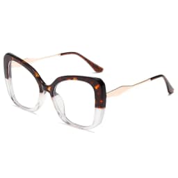 New Minimalist Anti Blue Light Flat Glasses Protective Goggles That Can Also Be Worn Without Makeup Decorative Metal Glasses