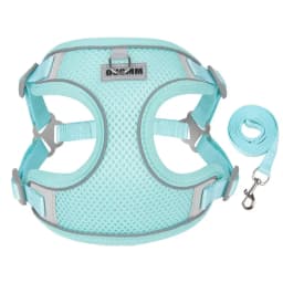 Mesh Breathable Pet Harness for Small Medium Dogs Outdoor Puppy Dog Harnesses and Leash for Walking Pomeranian Mascotas Supplies