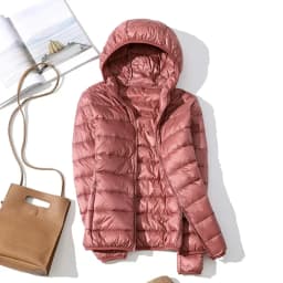 Ultra Light Down Jacket 2024 New Parkas Basic Winter Jackets Female Women Velvet Hooded Coats Autumn Down Jacket Womens Outwear