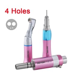 Colorful External Water Spray Low Speed Handpiece Kits E-type Air Turbine