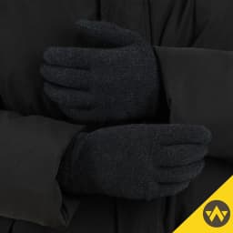 Unisex 100%Merino Wool Glove Liner with Touch Screen Technology Wool Winter Gloves for Skiing Cold Weather Warm Moisture Wicking