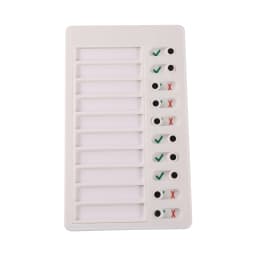 Reusable My Chores Checklist Daily Planner Memo Plastic Board Chore Chart Responsibility Behavior for Kid Self-discipline Card
