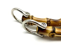 Bamboo Handles Purse Handles Handbag Handle for Bag Making Purse Handle Replacement U Shape a Pair per lot 12.5cm wholesale