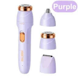 3-in-1 Electric Hair Removal Set Portable Type-C Rechargeable Shaver for Underarm Leg And Nose Hair Trimming