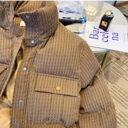 Design Cropped Puffer Jacket Autumn Winter Cotton Coat Pockets Long Sleeve Single-breasted Parkas Women Clothes Trend Streetwear