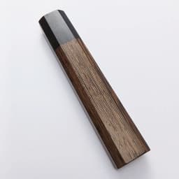 1piece Wenge Wood + Ebony Octagonal Knife Handle for DIY Semi-finished Damascus Knife Handle Material Kitchen Knife Handle