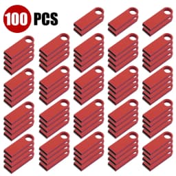 10/50/100 Pcs Free Custom Logo Metal USB Flash Drive 64GB 32GB 8GB 4GB Memory Flash USB Stick Pen Drive 128MB 512MB PenDrive 2.0