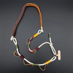 Bag Strap Multifunction Adjustable Hand Woven Paracord Crossbody Strap Outdoor Travel Camping Camera Phone Lanyard Accessories