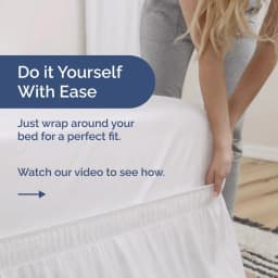 Bedding Bed Skirt Drop Length - White,Black,Gery, Ruffled Dorm Room Bed Skirts, Easy Care, Wrinkle Free ,Microfiber Bed Skirt