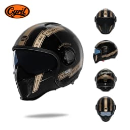 Modular Motorcycle Helmet Double Lens Full Face Motorcycle Helmet Man Woman Retro DOT Open Face Motorcycle Helmets Casco Moto