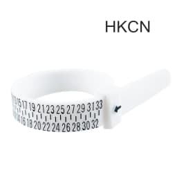 NIUPIKA Ring Sizer Measuring Tool Finger Sizer US UK EU Plastic Belt 1~13 AZ 41~76 Jewellery Measurement