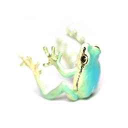 Exquisite Green Enamel Frog Open Ring For Women Cute Animal Lovely Party Adjustable Finger Jewelry Men Accessories Gifts N856