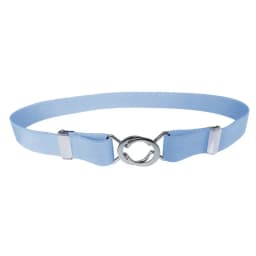 Women's Adjustable Elastic Stretch Belt with Metal Buckle 1 inch Wide Web Belt Waist Belts for Jeans Pants Dress Casual Belts