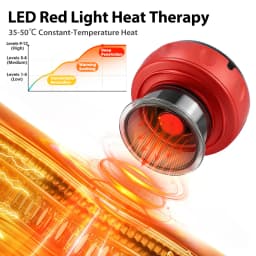 Smart Electric Cupping Massager with Heat & Remote Control Home Red Light Vacuum Suction Jars Circulation Muscle Relax 12 Level
