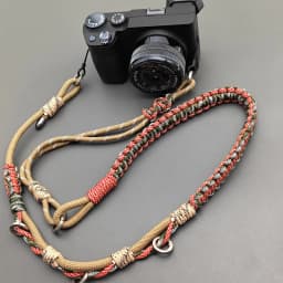 Multi-purpose Outdoor DIY Hand Braided Camera Phone Lanyard Tactical Adjustable Replacement Bag Strap Accessories