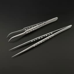 Electronics Industrial Tweezers Precision Anti-static Curved Straight Tip Stainless Forceps Phone Repair Hand Tool sets