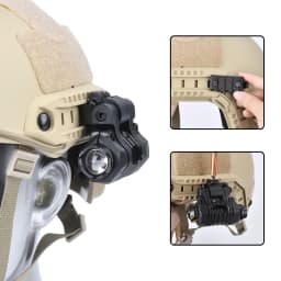 WADSN Tactical AIrsoft Strobe Consant Momentary Helmet Lamp With white Scout light Helmet Lamp FAST Hunting Helmet Flashlight