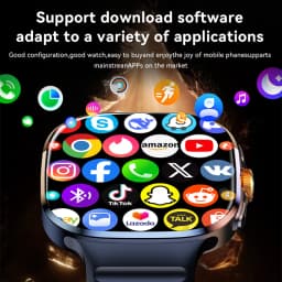 Original M99 Android Smart Watch 2.4inch Amoled 5G LTE Smartwatch With 900W Rotary Camera GPS WIFI Sim Card Slot NFC App Store