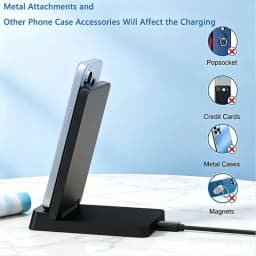 Fast Charging Magnetic Wireless Charger Stand Intelligent Heat Dissipation For Magsafe iPhone 17 16 15 14 13 12 Pro Max Android