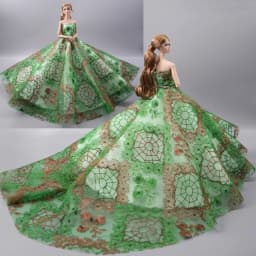 1 Set Doll Clothes 1:6 Scale Dress Gown Outfit for 11.5 Inch 30cm Doll Many Style for Choice Gifts for Girls Doll Accessories #8