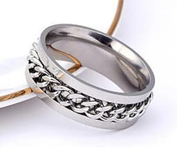Anxiety Ring Figet Spinner Rings For Women & Men Stainless Steel Rotate Freely Spinning Anti Stress Accessories Jewelry Gifts