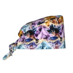 Custom DBZ Goku Japan Comic Cleaning Working Cap Cool Men Women Saiyan Scrub Cap Surgicals Hat Nurse Scrubs Hat For Dentist