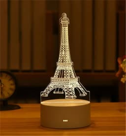 Wedding Birthday Gift Love 3D Acrylic Neon Sign USB Led Lamp Children's Night Lights Table Lamp Valentines Day Bedside Lamp
