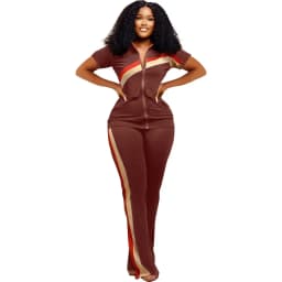Tracksuit Women Pants Set Two Piece Set Autumn Winter Zipper Jacket Tops Suits Jogging Vintage Patchwork Outfits Y2k Streetwear