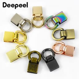 2/4/10Pcs Deepeel Bag Side Clip Buckles D Ring Belt Hook Clasp Handbag Strap Chain Connector Buckle DIY Craft Hardware Accessory