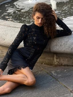 Sexy Lace Bandage Women's Skirt Patchwork Hip Package Empire Female Midi Skirts 2026 Summer Autumn All-match Lady Bottom