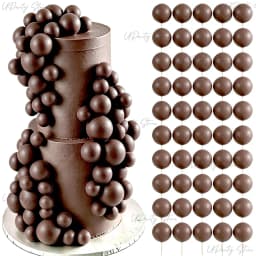 50/100pcs Cake Ball Picks Topper Wholesale 4 Sizes Foam Balls Cake Toppers for Birthday Christmas Wedding Cake Decoration Favor