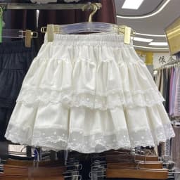 Mini Skirt Cute Sexy Balletcore Elastic High Waist Ball Gown Ruffle Patchwork Lolita Skirt Short Korean Sweet Y2K Women Clothing