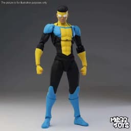 Mess Toys Invincible Action Figure Mark Grayson Classic First Suit Blue-Black New Suit Toys Collectibles For Hobby Halloween