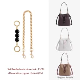 Bag Extension Chain For Coach Rowan21 Bag Decoration Chain Beaded Pendant Fashion Bag Chain Transformation Accessories