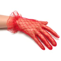 Retro See Through Lace Gloves Bridal Wedding Full Finger Gloves Banquet Performance Dinner Dress Accessories Mesh Hand Sleeves