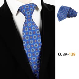 Fashion 8CM Mens Necktie Print Patterns Classic Neck Ties For Man Groom Handfeel Polyester Necktie Business Wedding Accessories