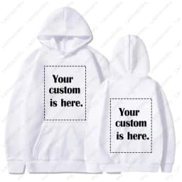 2026 Student Casual Custom Printed Text DIY Hoodie Customized Personalized Hoody Custom Hoodies Text Sweatshirt Clothes