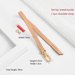 Bag Shoulder Strap For Lv Neverfull Bag Leather Bag Strap Extension Chain Underarm Bag Belt Crossbody Replacement Accessories