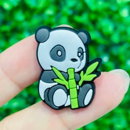 New Arrival 1-10pcs Kawaii Animal Panda Deer Kangaroo Turtle Shoe Charms PVC Accessories Shoes Buckle Ornament Kids Party Gift