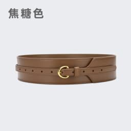 Waist Closure Women's Outer Waist Decoration Shirt Versatile Suit Dress Waist Closing Thin Leather Wide Belt New Model Launched