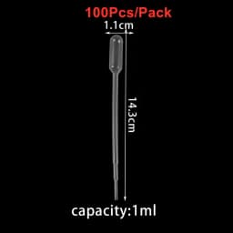 0.2/0.5/1/2/3ML Disposable Plastic Squeeze Transfer Pipettes Dropper For DIY SIlicone Epoxy Resin Molds Jewelry Making