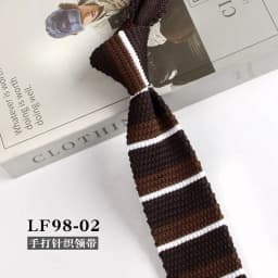 New Trendy British Casual Knitted Ties For Men Narrow Flat 6cm Width Striped Neckties College Boys Shirt Accessories Suit Cravat