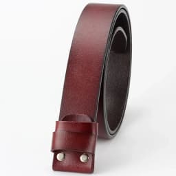 Men's Cowskin Genuine Leather Belt - No Buckle Belt Body for Smooth Buckle, 5 Colors Cowboys Cowhide Waistband Without Buckle