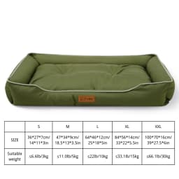 Winter Dog Bed-Dog Sofa Beds for Dogs,Foam Pet Couch Bed with Washable Removable Cover,Waterproof Lining and Non-Slip Bottom