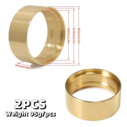 Deep Dish 1.9" Metal Beadlock Wheel Hub Rim for 1/10 RC Crawler Axial SCX10 II III 90046 MST RGT YIKONG Traxxas TRX4 RC4WD D90